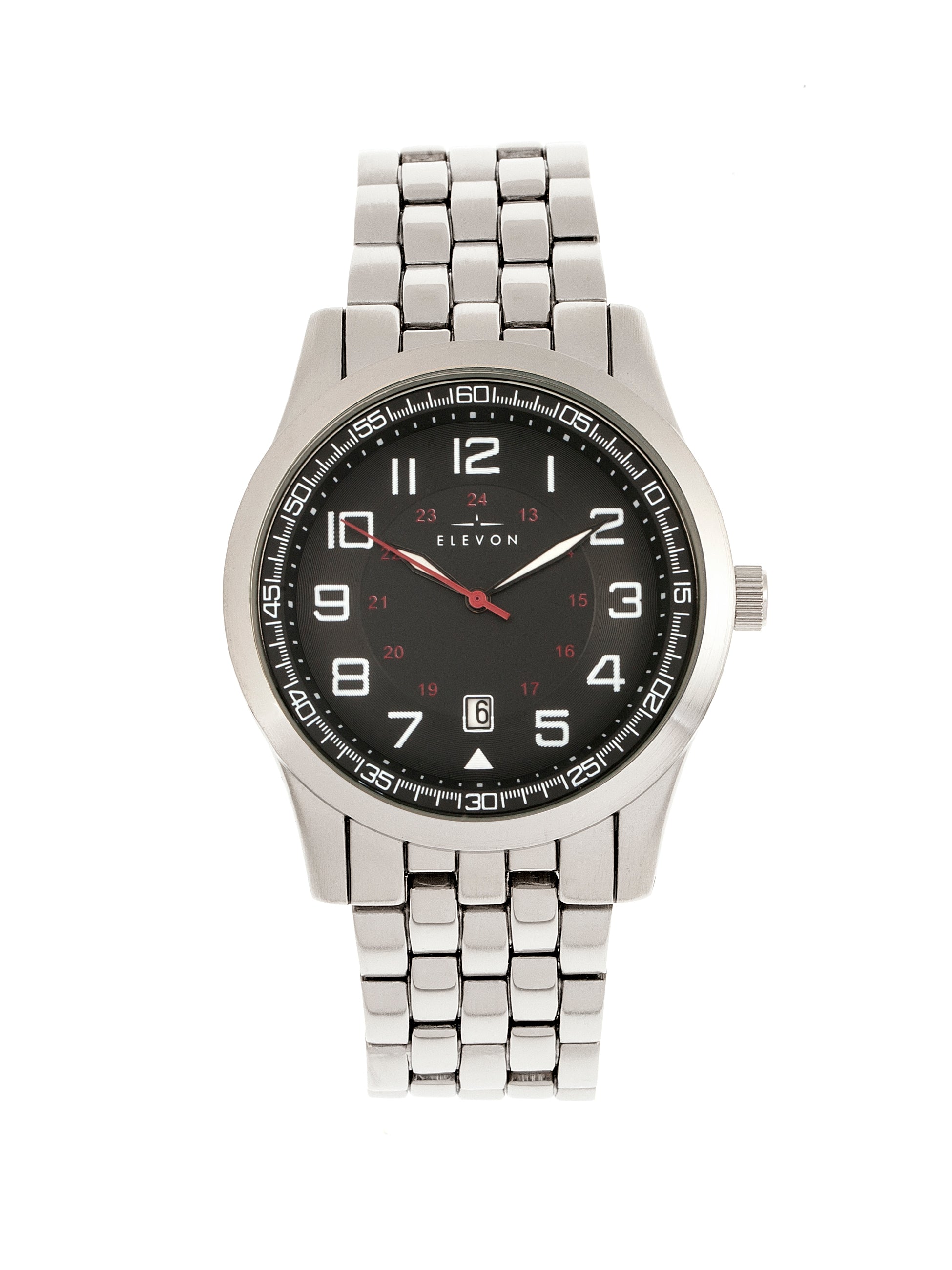 Garrison w/Date Silver/Black | Black Dial
