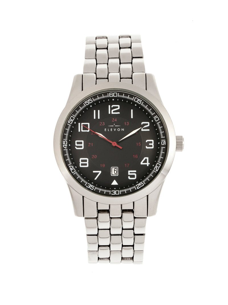 Garrison w/Date Silver/Black | Black Dial