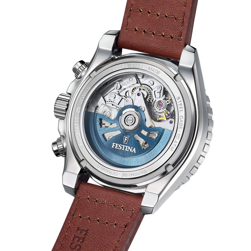 Chronograph Ceramic White / Leather | White Dial