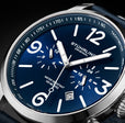 Aviator Blue/ Leather | Blue Dial