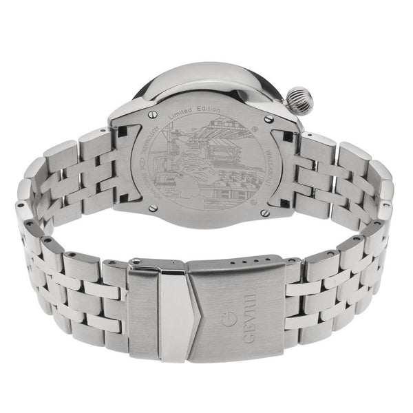 Wallabout Gevril Solar Compass Swiss Automatic Watch | Black Dial