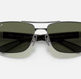 RB3522 MENS / GUNMETAL-GREEN
