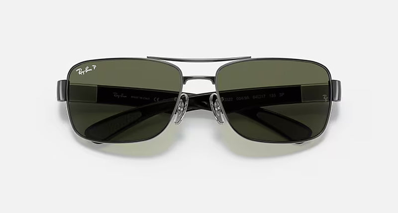 RB3522 MENS / GUNMETAL-GREEN