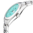 West Village Sellita SW200 Swiss Automatic Watch Silver/Tiffany Blue,Silver band