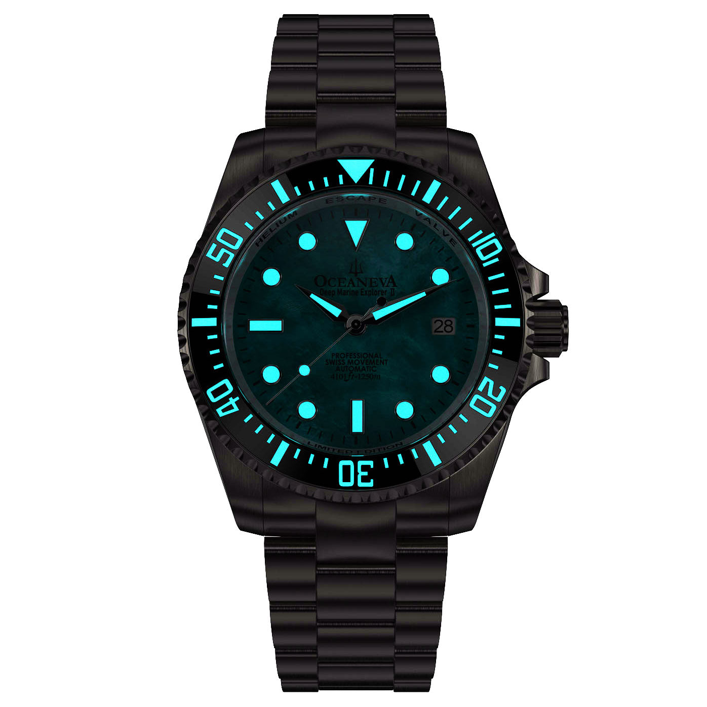 Titanium Deep Marine Explorer II – Aqua Dial – Watch Gang