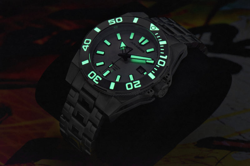 Silverjet AM/PM NH37 Automatic White Mother of Peal Dial | Mother of Pearl Dial