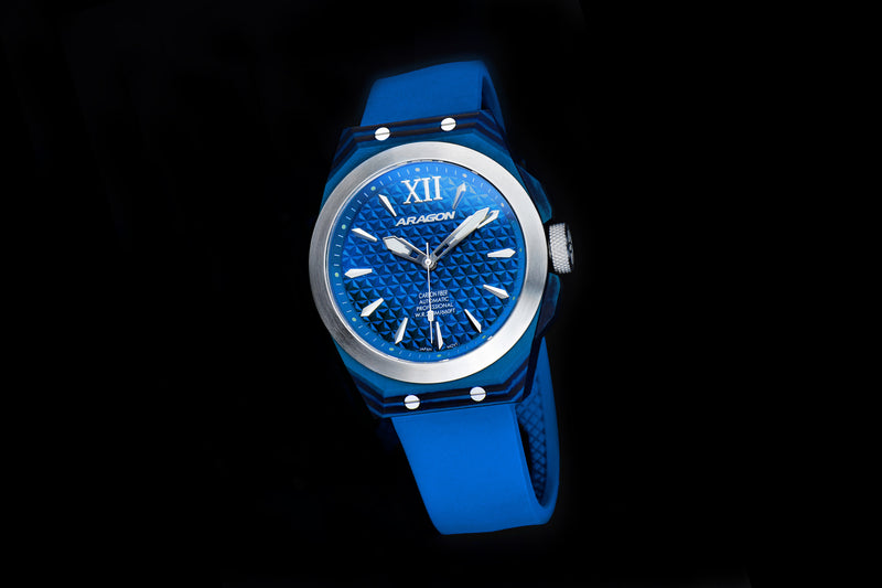 DF Carbon Fiber Automatic Blue Dial, Blue Case | Blue Dial, Blue Case Dial