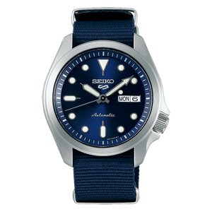 5 Sports SKX Series Blue Dial Blue Nylon Strap 40mm Blue Dial