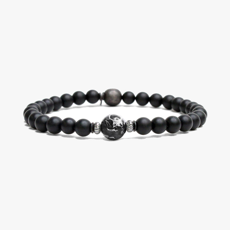 Black Onyx, Black Sea Sediment M (7.25" Wrist) |  Dial