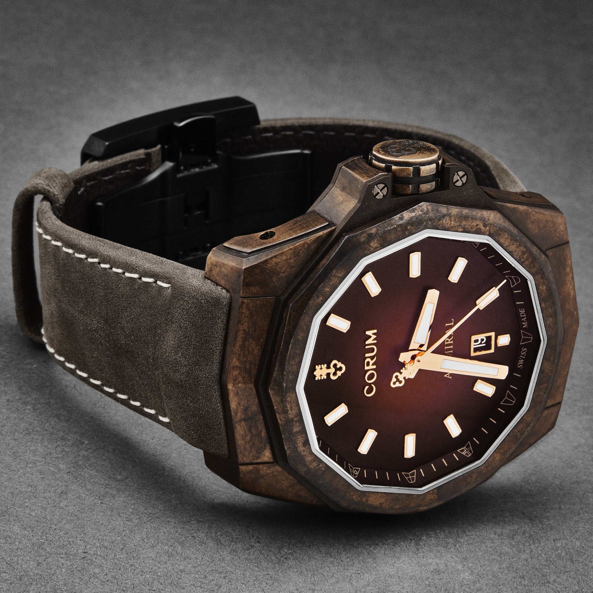 Admiral Cup A082/04208 / Burgundy | Burgundy Dial