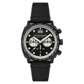 Hull Chronograph Black / Leather | Black Dial