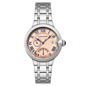 Barallier Retrograde Dual Time Rose Gold /Stainless Steel Rose Gold Dial