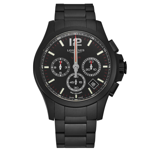 Conquest V.H.P. L37272566 / Black | Black Dial