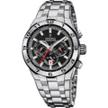 Chrono Bike Black / Stainless steel Black Dial