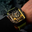 Maven Automatic Limited Edition Black / Green Silicone | Black Dial