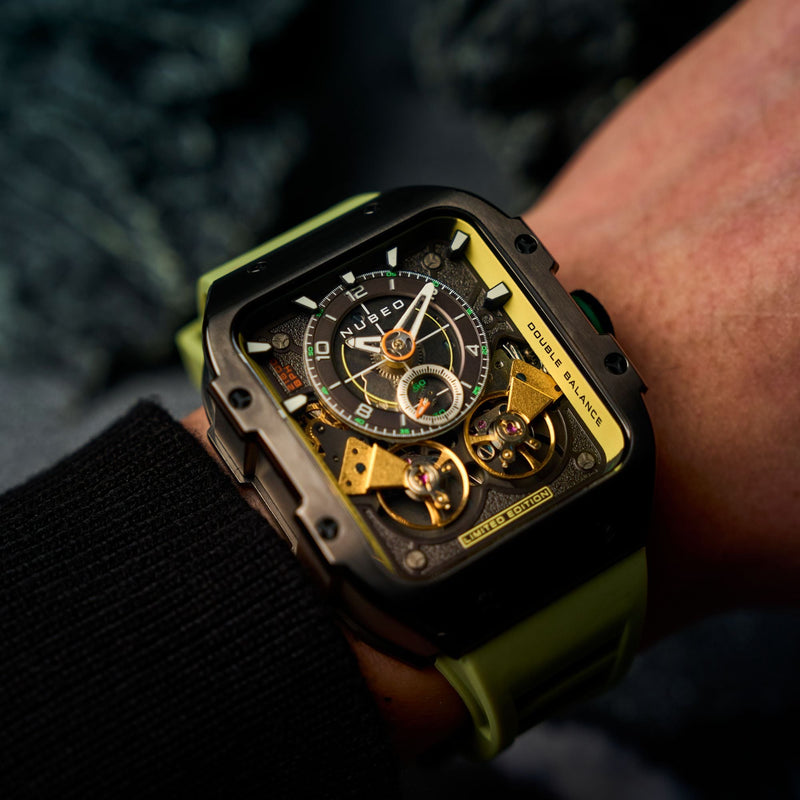 Maven Automatic Limited Edition Black / Green Silicone | Black Dial