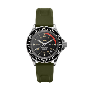 JEEP TSAR on Rubber (OD Green) JEEP TSAR | Black Dial