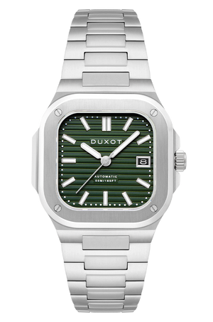 Quadrata Automatic Green / Stainless Steel | Green Dial