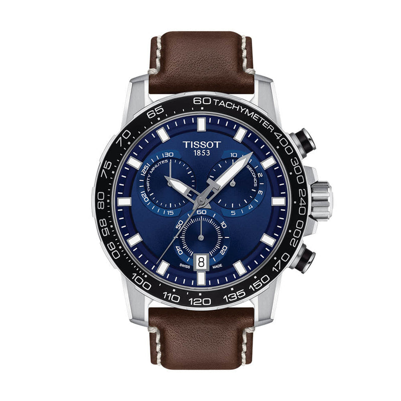 Supersport Chrono Blue / Leather | Blue Dial