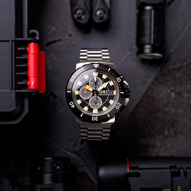 TRENCH CHRONOGRAPH BLACK / STAINLESS STEEL Black Dial