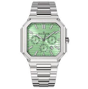 Oceaneva Tenuis Automatic CalendarThin Watch Mint/Silver Mint/Silver | Mint Dial
