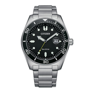 Classic 43mm / Black / Silver Black Dial