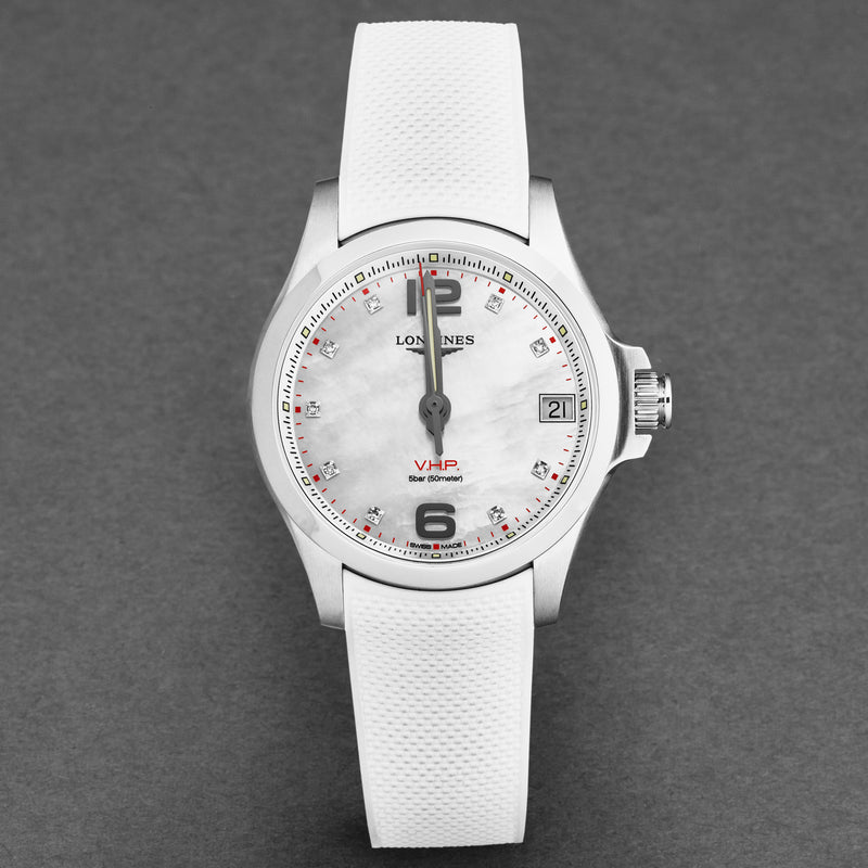 Conquest L33164879 / White | Mother of Pearl Dial