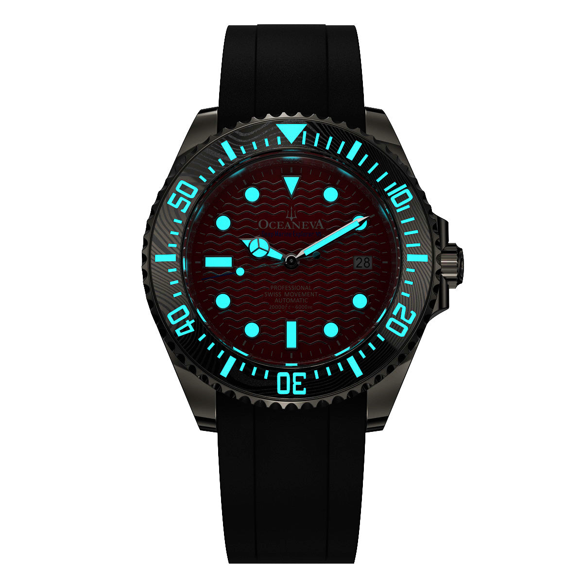 Deep Marine Explorer VI 6000m Grade 5 Titanium 6000m/RedDial | Red Dial