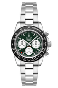 Accelero Chronograph Green / Stainless Steel | Green Dial