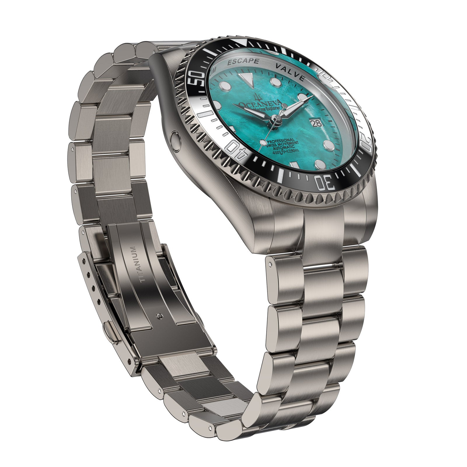 Titanium Deep Marine Explorer II – Aqua Dial