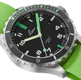 Squad Watch Amazonas 42mm Rubber Nato | Black Dial