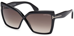 FIORE SHINY BLACK / GRADIENT SMOKE