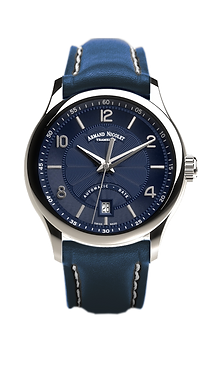 M02 Blue/Leather | Blue Dial