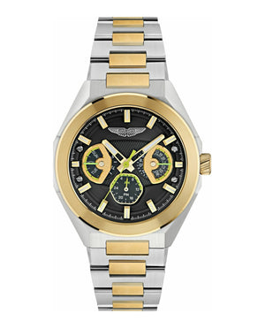 TKS Black Dial/Two Tone Bracelet Black Dial