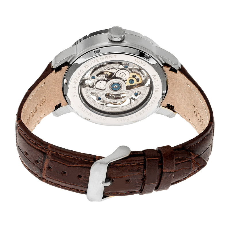 Ryder Brown/White | Silver Dial