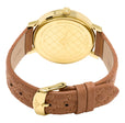 Vogue-462.02 Tan Leather | Gold Dial
