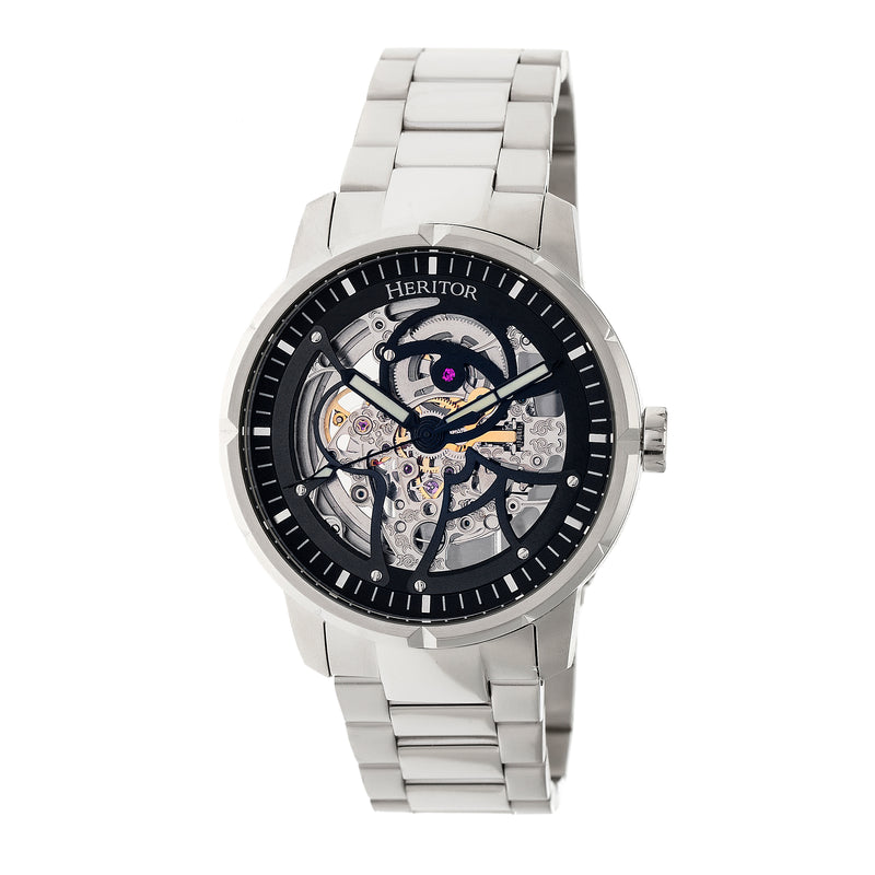 Ryder Silver/Black Black Dial