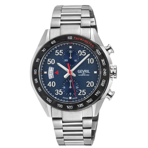 Ascari - Chronograph Swiss made Automatic Chrono Sellita SW500 forged carbon bezel  Blue Dial,  Stainless steel | Blue Dial