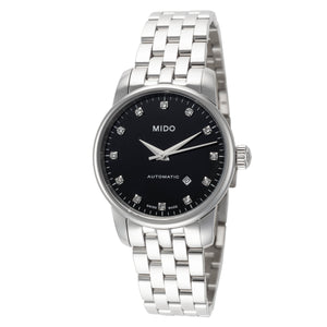 Baroncelli 29mm / Black / Silver | Black Dial