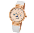 Symphony-674.03 White Leather | Salmon Dial