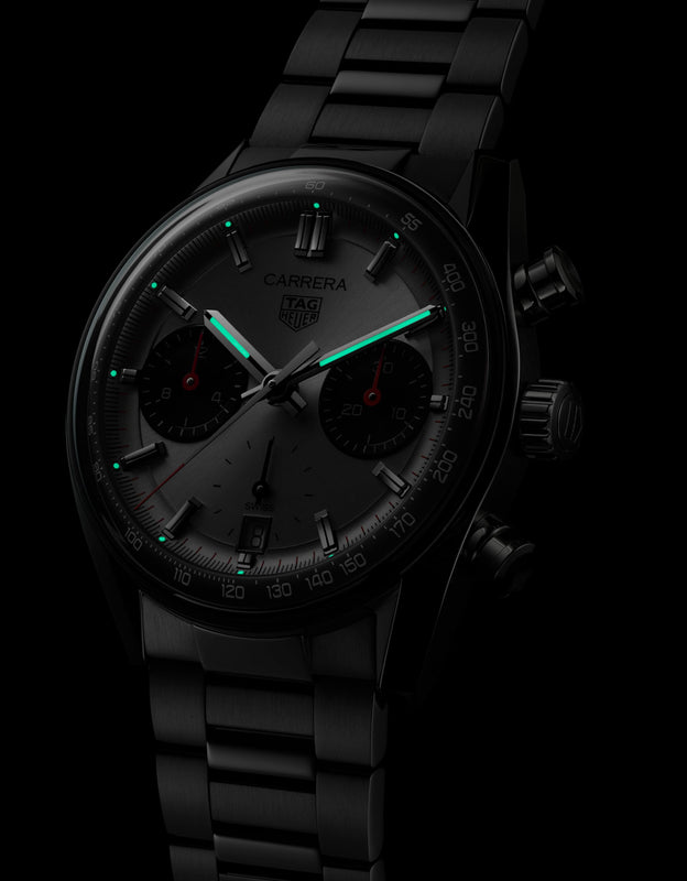 Carrera Twin-Time Date 39mm | Panda Dial