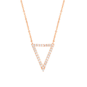 Lupine Pendant Necklace 18k Rose Gold