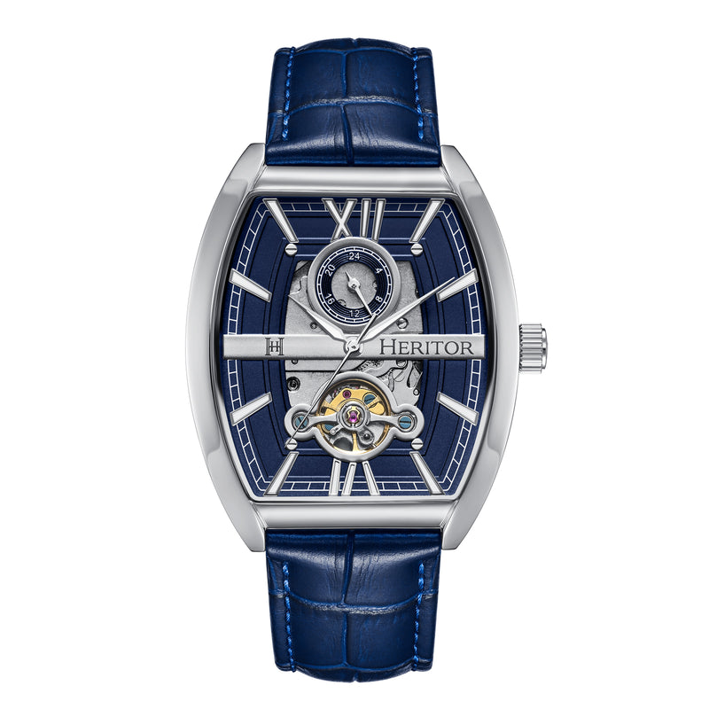 Masterson w/ 24 Hour Hand Blue / Silver Blue Dial