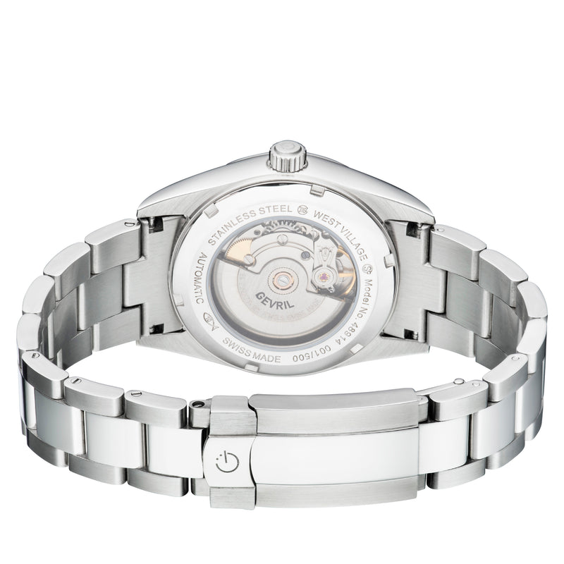 West Village Gevril Sellita SW200 Swiss Automatic Steel Watch