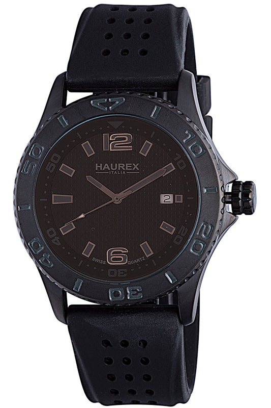 Factor Diver Black PVD Swiss Movement Watch | Black Dial