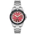 Croft Pioneer Automatic Red/Stainless Steel | Red Dial