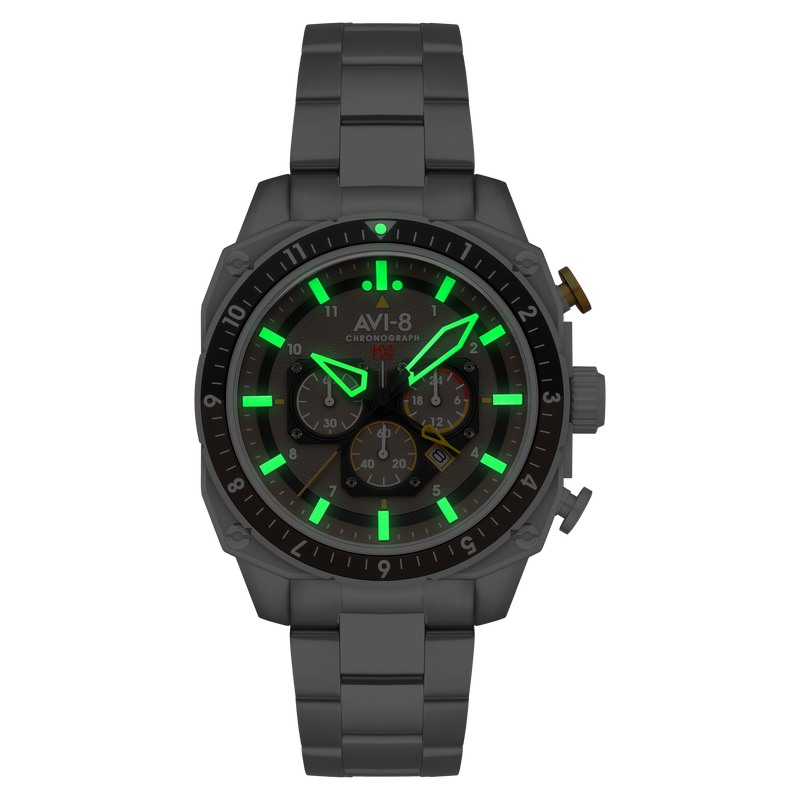 ATLAS DUAL TIME CHRONOGRAPH GREY / STAINLESS STEEL | Grey Dial