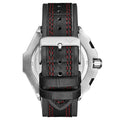 Mens Sport Watch Black/Leather | Black Dial