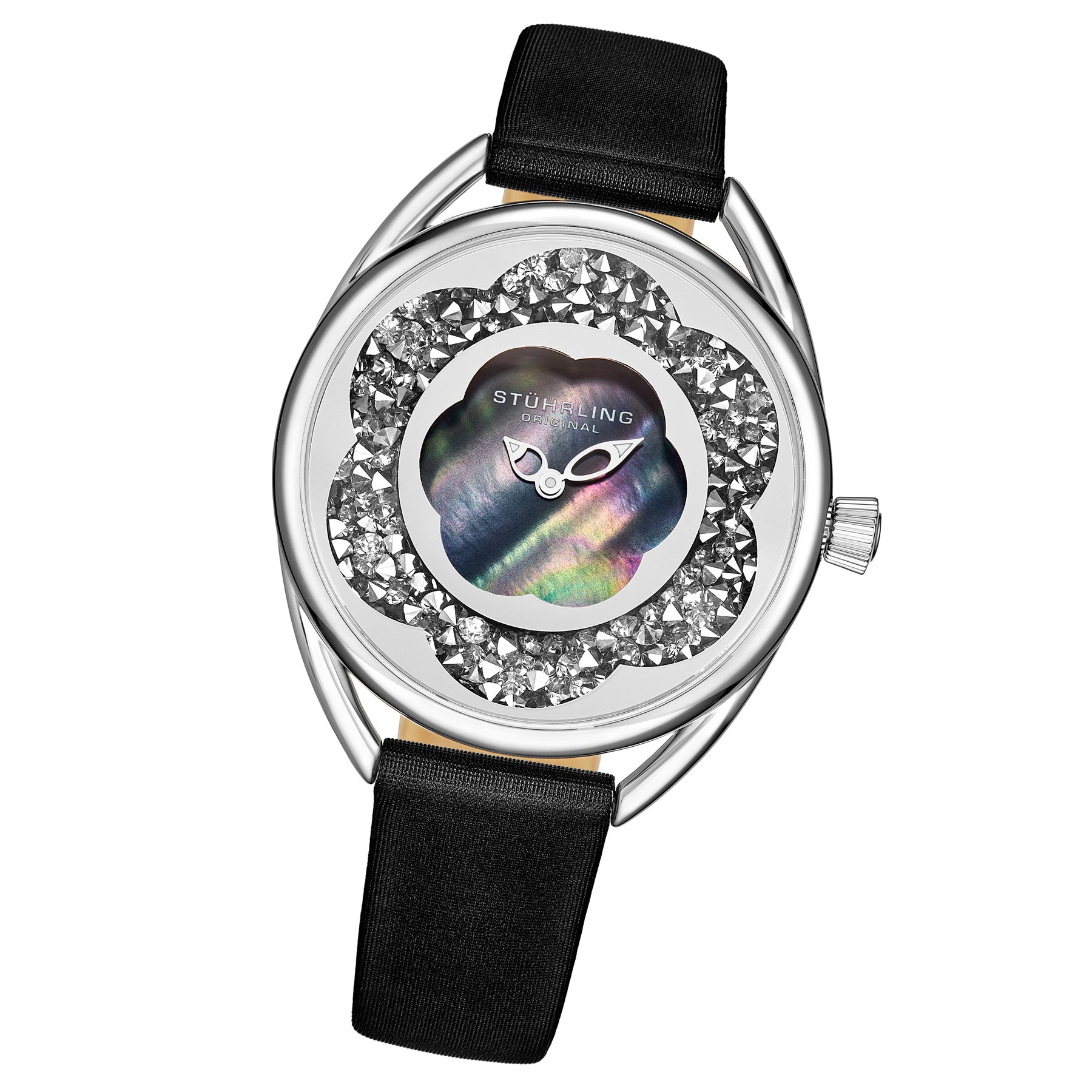 Symphony-995.02 Black Leather | Blue Dial