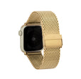 Thick Mesh Band for Apple Watch Ultra & Series 8/7/6/5/4/3/2/1/SE Gold (42mm | 44mm | 45mm | 49mm) |  Dial